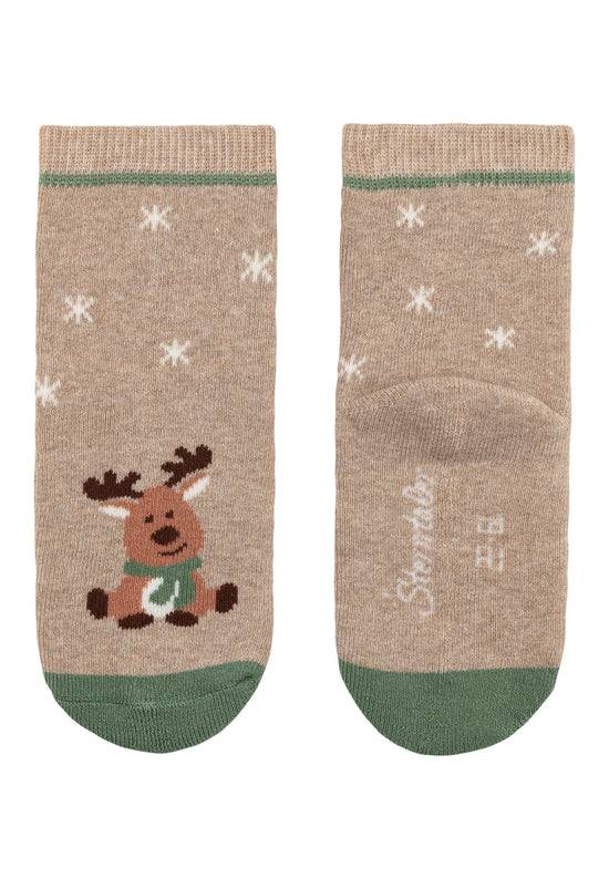 Sterntaler Socken 3er Pack Weihnachten aus Baumwoll-Mix Günstiger Verkauf
