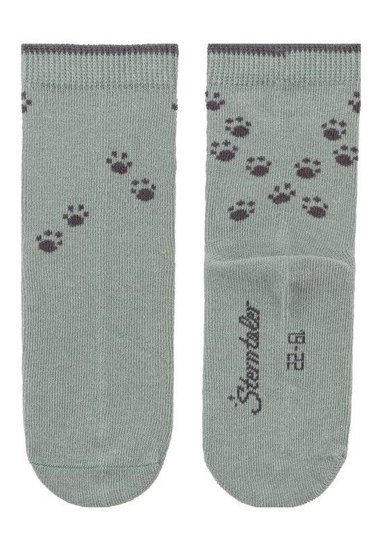 Sterntaler Socken 3er Pack Waldtiere, Tatzen und Rippenmuster Fabrikverkauf