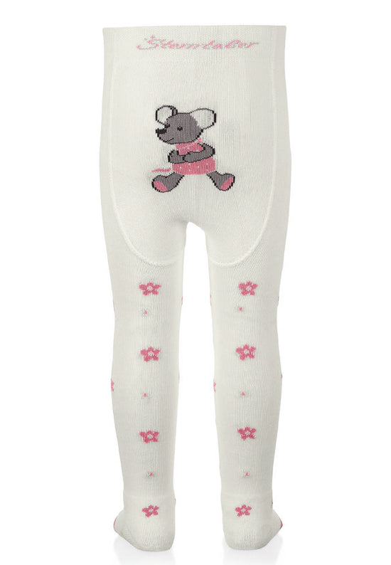Sterntaler Krabbelstrumpfhose Mabel mit Po-Motiv in Ecru Limitierter Zeitrabatt