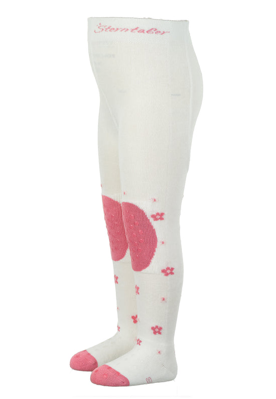 Sterntaler Krabbelstrumpfhose Mabel mit Po-Motiv in Ecru Limitierter Zeitrabatt