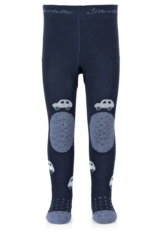 Sterntaler Krabbelstrumpfhose Auto mit Po-Motiv in Marine Fabrik Onlineshop