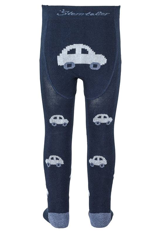 Sterntaler Krabbelstrumpfhose Auto mit Po-Motiv in Marine Fabrik Onlineshop