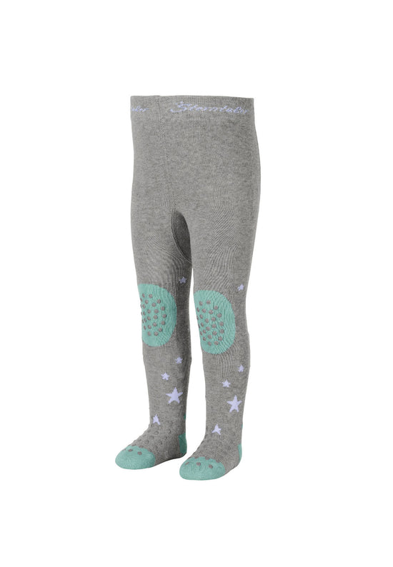Sterntaler Krabbelstrumpfhose Stanley mit Po-Motiv in Silber
