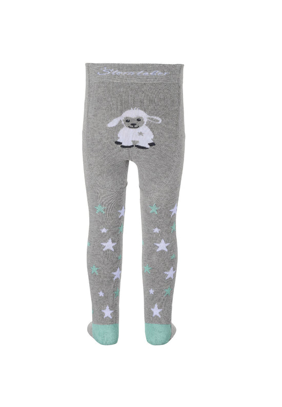 Sterntaler Krabbelstrumpfhose Stanley mit Po-Motiv in Silber Fabrikpreis