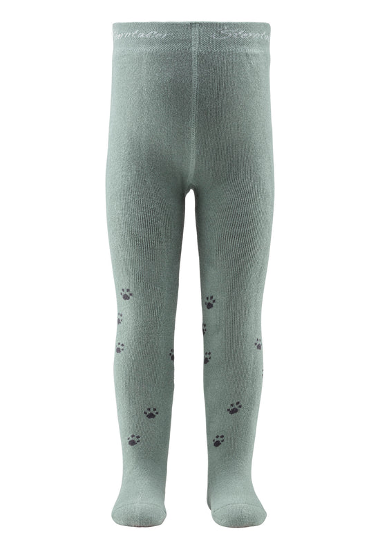 Sterntaler Strumpfhose mit Innenfrotte und Eisbär Motiv