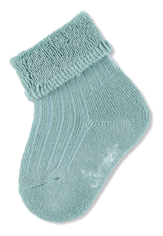 Sterntaler Babysocken uni mit Rippstruktur, Vollplüsch innen