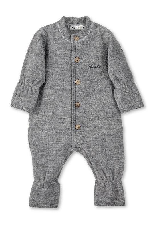 Sterntaler Overall aus Wolle (Merino) m. Hand- und Fußstulpen