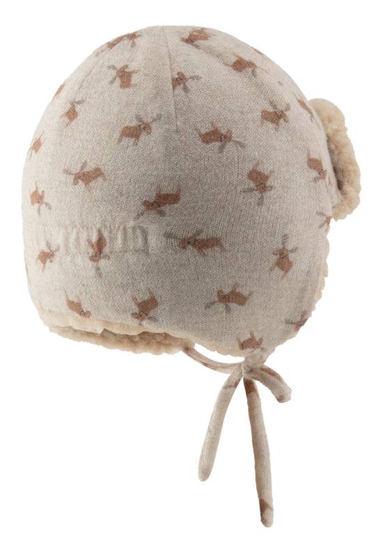 Sterntaler Fliegermütze Rentiere gefüttert mit Baumwollteddy Bestseller