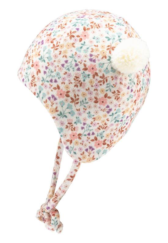 Sterntaler Inkamütze bedruckt mit Millefleur aus Strickware Saisonale Angebote
