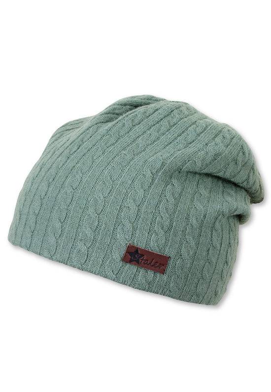 Sterntaler Beanie im Zopfmuster-Design