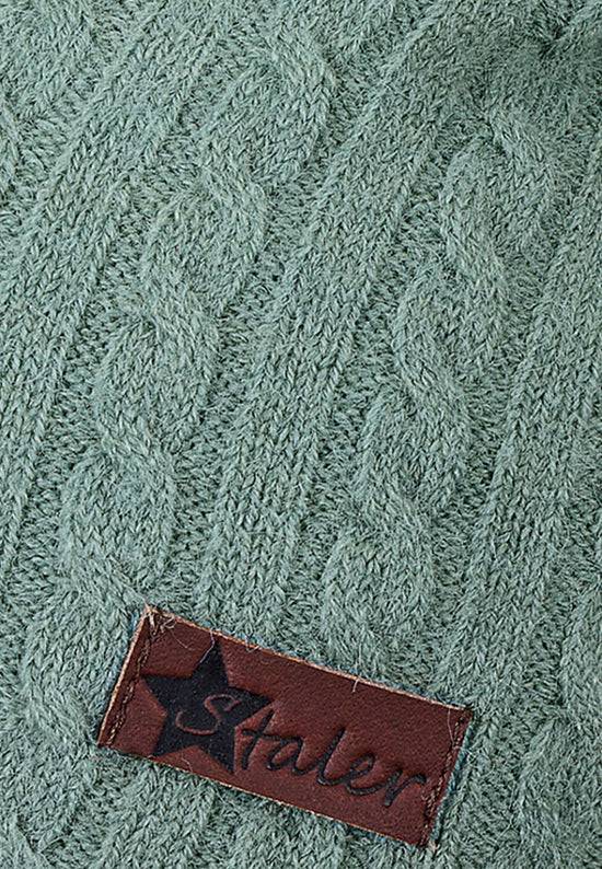 Sterntaler Beanie im Zopfmuster-Design Sonderangebote