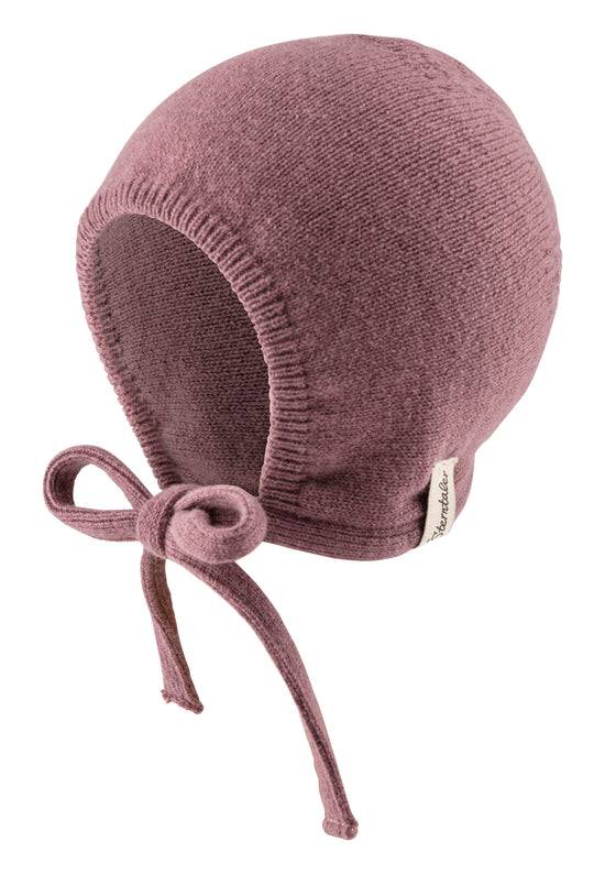 Sterntaler Strickmütze aus Lambswool mit Ohrenklappen, uni