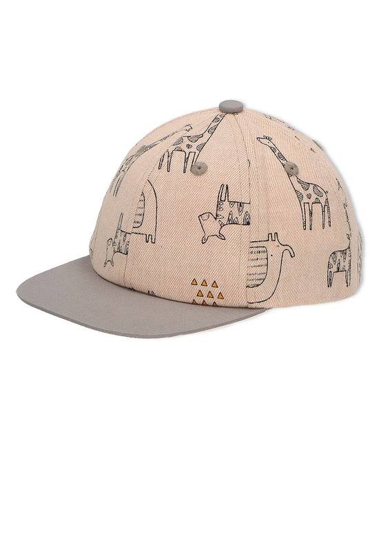 Sterntaler Kinder Basecap mit Gummizug und Safari-Tier-Motiv