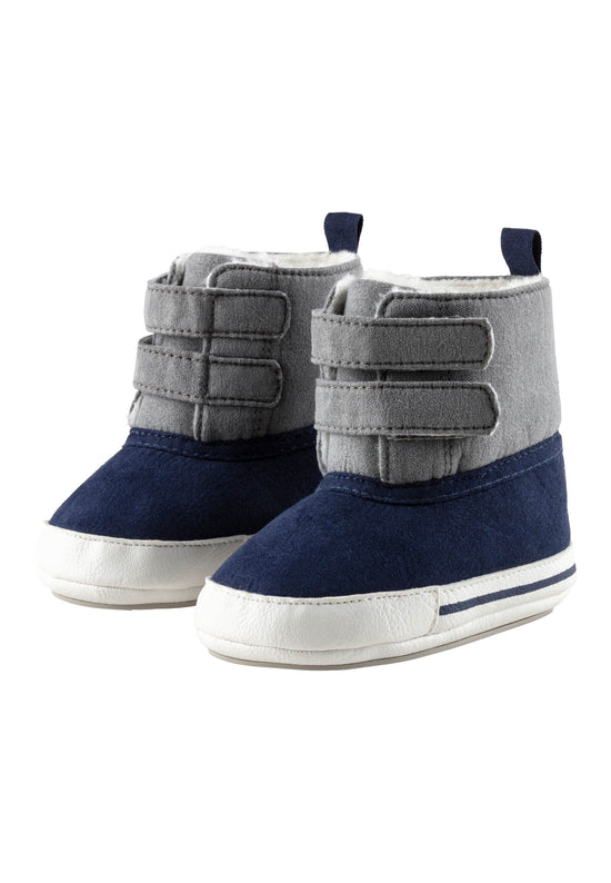 Sterntaler Babystiefel aus Velour und Kunstleder