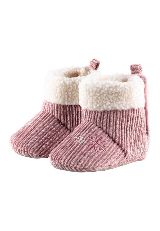 Sterntaler Babystiefel mit Eiskristallmotiv aus Cord