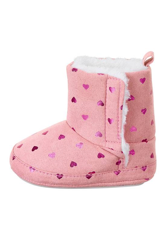 Sterntaler Baby-Stiefel aus gewebtem Velour mit Print Herzen Speichern exportieren