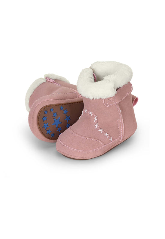 Sterntaler Baby-Stiefel aus Kunstleder uni, rutschfeste Sohle