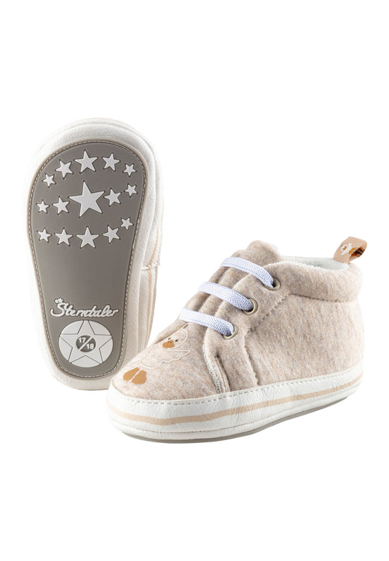 Sterntaler Babyschuh Edda aus Baumwollstoff und Kunstleder 50% Rabatt für begrenzte Zeit