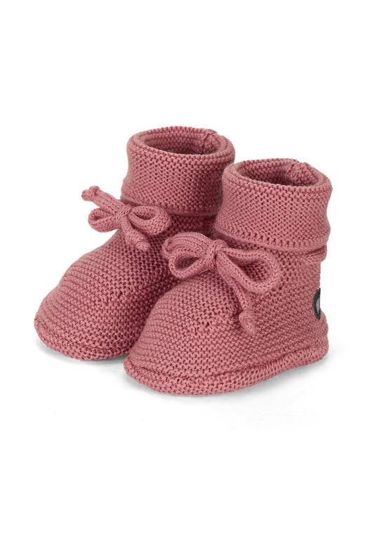 Sterntaler Strick-Schuh aus Wolle (Merino) zum Binden