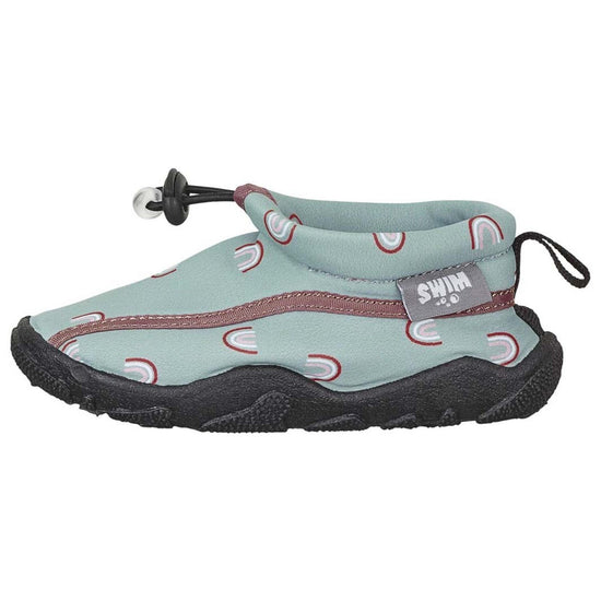 Sterntaler Aqua-Schuh Kinder in Grün mit Regenbogen Auslauf