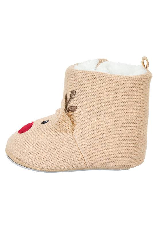 Sterntaler Babystiefel in Strickoptik mit Motiv Rentier Günstig kaufen