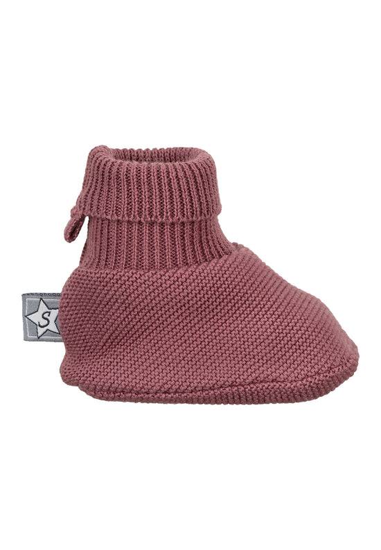 Sterntaler GOTS Strick-Schuh in Grün, Marine, Rosa oder Grau Großer Ausverkauf