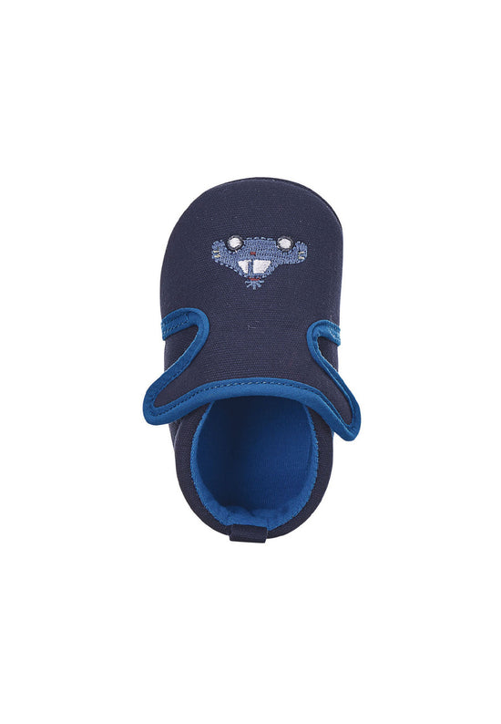 Sterntaler Baby-Krabbelschuh Auto aus Canvas in Marine Begrenztes Angebot