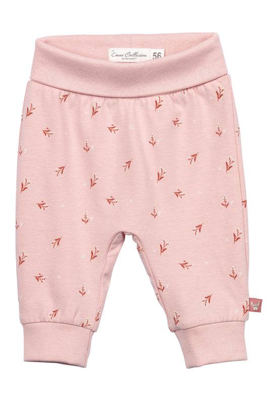 Sterntaler Hose aus Baumwolljersey bedruckt mit Blümchen