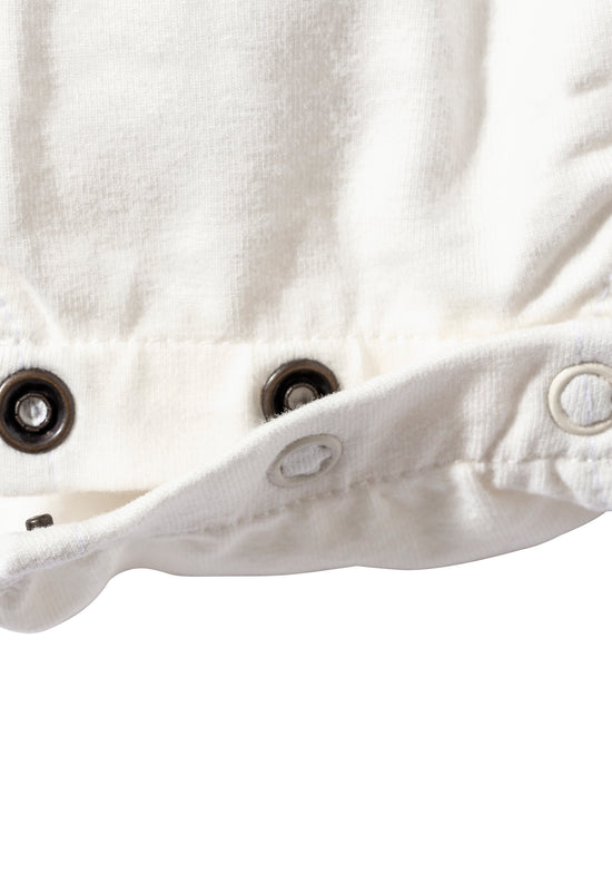 Sterntaler Baby Body Hase Happy mit kurzen Puffärmeln in ecru Vatertagsangebot