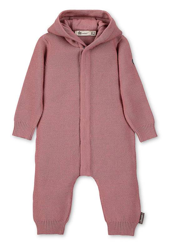 Sterntaler Strick-Overall aus Wolle (Merino) mit Kapuze Neueste Mode