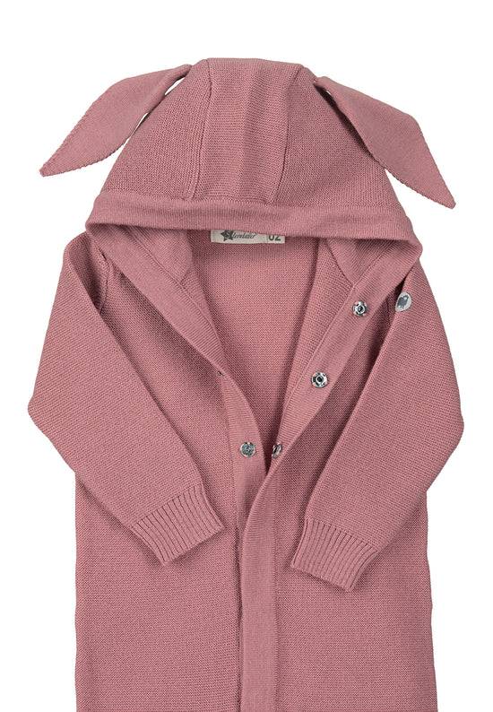 Sterntaler Strick-Overall aus Wolle (Merino) mit Kapuze Neueste Mode