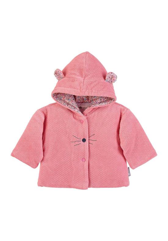 Sterntaler Kapuzen-Jacke Nicki Maus Mabel in Rosa, wattiert