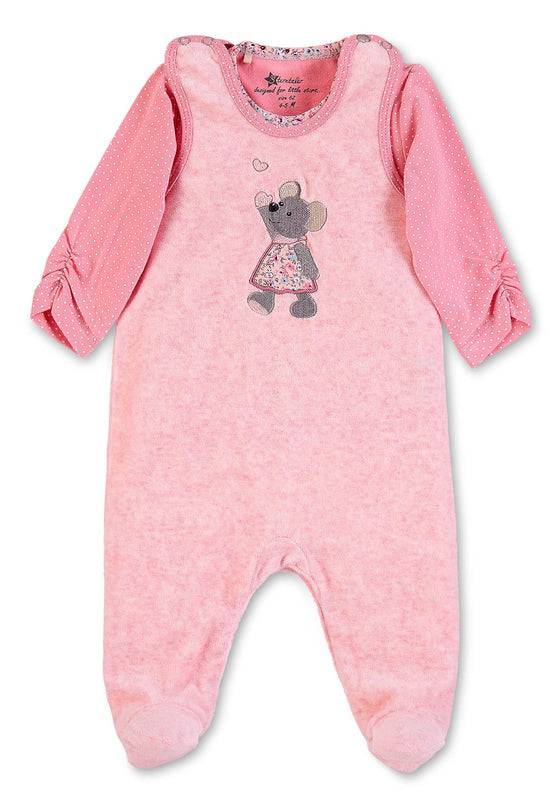 Sterntaler Strampler-Set Nicki Maus Mabel in Rosa