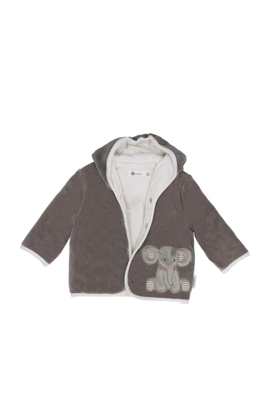 Sterntaler Kapuzen-Jacke aus Nicki, Motiv Elefant Eddy, Grau Bestseller