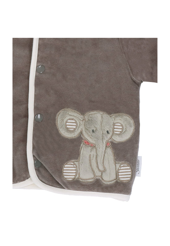 Sterntaler Kapuzen-Jacke aus Nicki, Motiv Elefant Eddy, Grau Bestseller