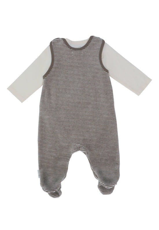 Sterntaler Baby Strampler aus Nicki, Motiv Elefant Eddy, Grau Saisonale Angebote