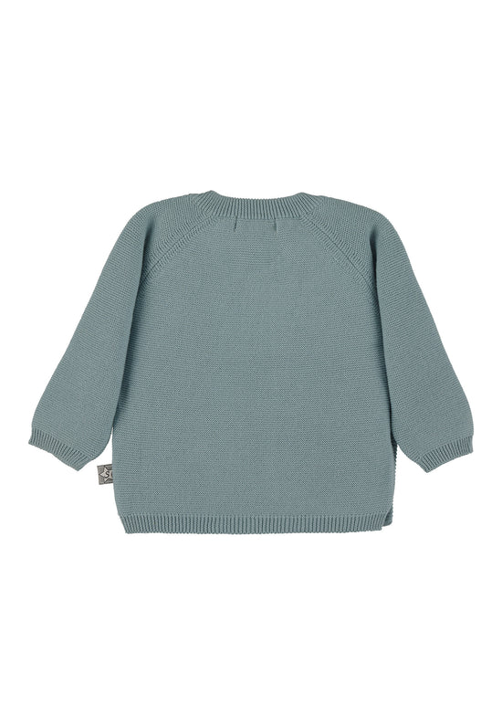 Sterntaler GOTS Strick-Jacke uni in Grün, Marine oder Grau Riesige Ersparnisse