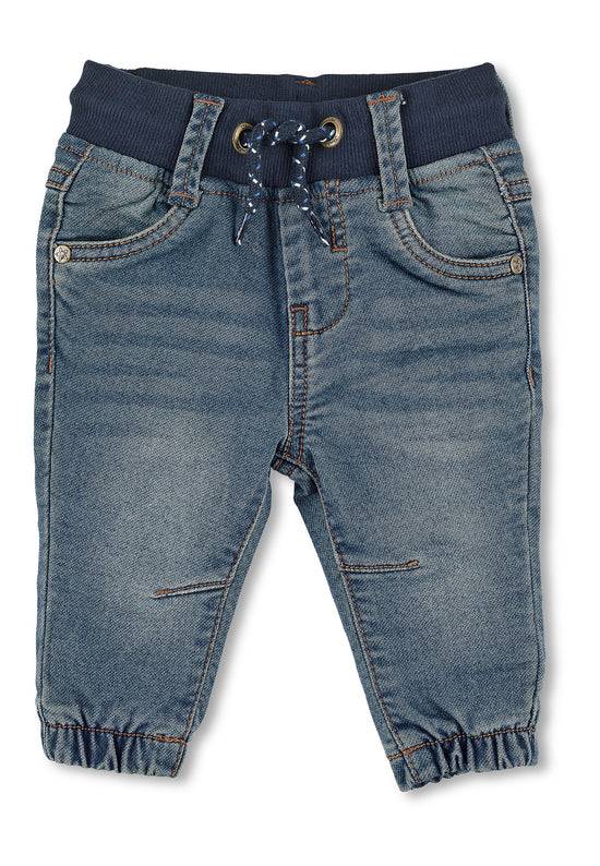 Sterntaler Jeanshose aus elastischem Sweat Denim in Marine