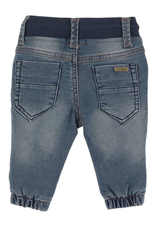 Sterntaler Jeanshose aus elastischem Sweat Denim in Marine Super Sparpreis