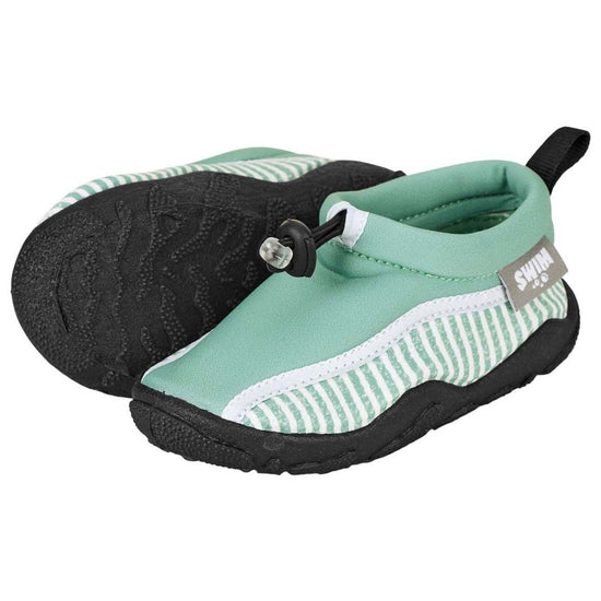 Sterntaler Aqua-Schuh Kinder in Dunkelgrün mit Seersucker