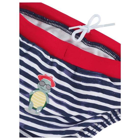 Sterntaler Badehose mit maritimem Streifen, Print Schildkröte Online