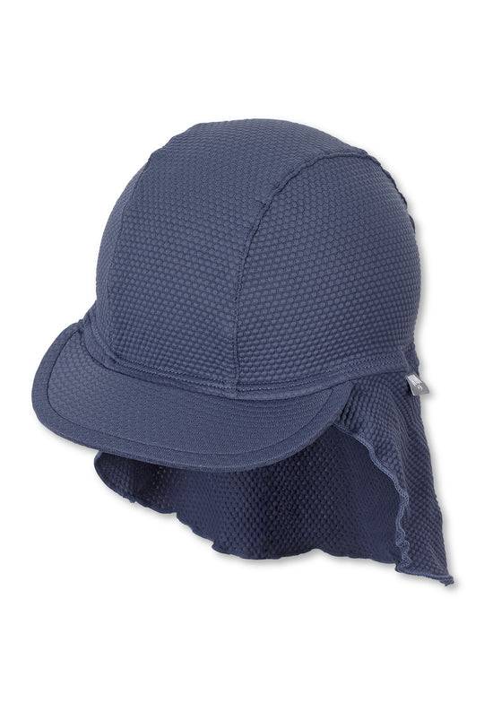 Sterntaler Schirmmütze mit Nackenschutz aus Strukturmaterial Auslauf