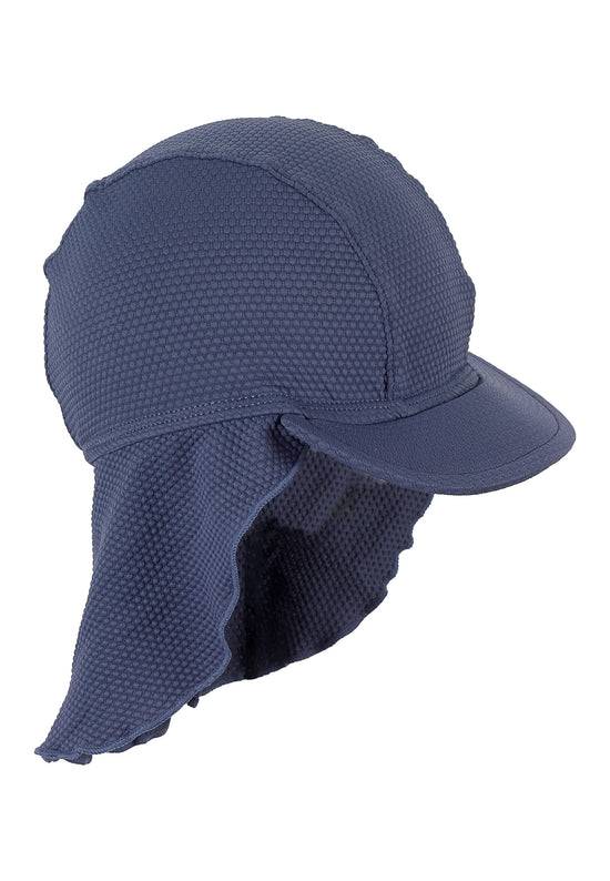 Sterntaler Schirmmütze mit Nackenschutz aus Strukturmaterial Auslauf