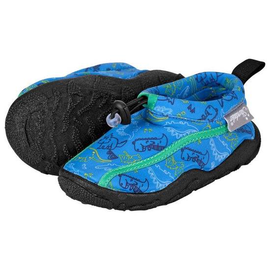 Sterntaler Aqua-Schuh Kinder in Blau mit Dino Muster