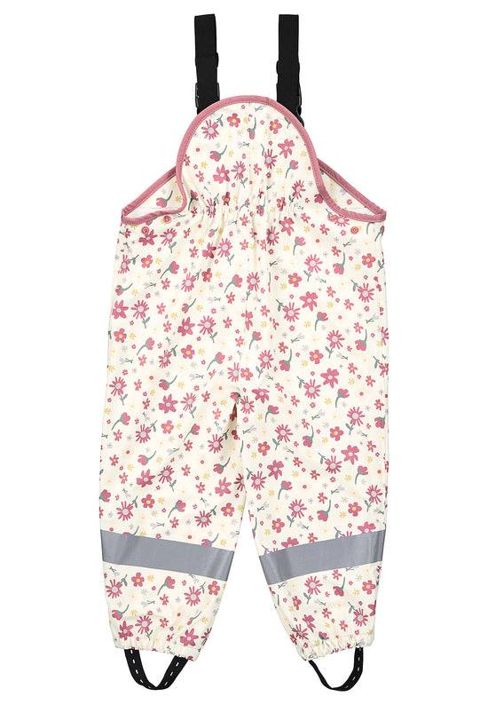 Sterntaler Regenträgerhose Blumen ungefüttert mit Reflektoren Fabrikpreis