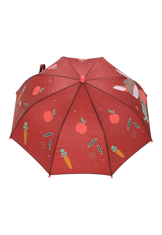 Sterntaler Kinder Regenschirm Esel Emmily in Dunkelrot Rabatt