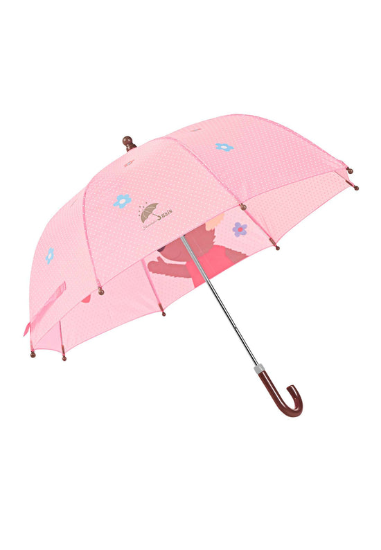 Sterntaler Kinder Regenschirm Maus Mabel in Rosa und Grau Großer Ausverkauf