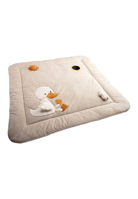 Sterntaler Krabbeldecke mit Motiv Ente Edda in beige