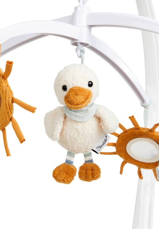 Sterntaler Mobile Ente Edda mit Spielwerk und weißem Gestänge Heißer Verkauf