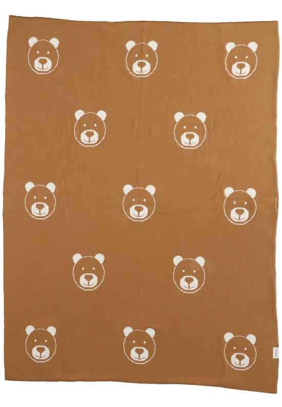 Sterntaler GOTS Strick-Schmusedecke Bär zum Wenden, 100x80cm Neueste Mode